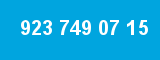 923 749 07 15 923 749 07 15